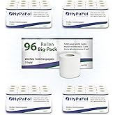 Hypafol Toilettenpapier motivgeprägt, 3-lagig | Vorteilspack mit 96 Rollen Klopapier | extra weich und reißfest | Vorratspack