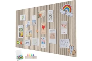 PENBINMALL 120 x 90cm große Pinnwand,große korkplatte,dekorative korkwand aus Filz,0,9cm dick, faltbare Fototafel mit selbstklebendem Klebeband,filz selbstklebend visionboard,pinnadeln filz,Dunkel Kamel