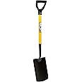JCB - Professional Metal Shovel and Spade, Long Handle, Heavy Duty Construction Site and Garden Tools for DIY, Snow, Coal, Garden, Outdoor, Plants, Fences, Borders, Metal Detection