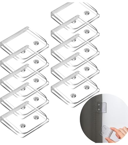 Ventouse Vitre Lot De 8 Clips Rideau De Douche Autocollants – Anti-Fuite & Anti-Éclaboussures – Installation Sans Perçage – Blanc