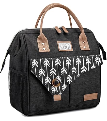Sac à Lunch Isolant Kuromi Anime - 21,5x12x16 Cm - Imperméable - Poche Externe - Pour école, Travail, Pique-nique