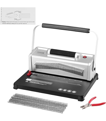 Reliure à Fil Métallique Peach 8mm Pour Documents A4 - Modèle PB300-15 - Idéal Pour Rapports Ou Présentations