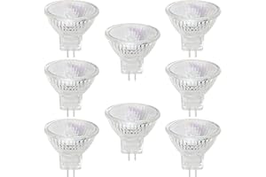 EKSAVE MR11 Halogen Reflektor Leuchtmittel 12V 20W Halogenlampen GU4 Dimmbar Warmweiß 2700K（8 Stück）