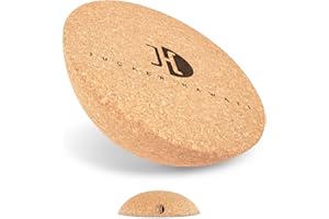 ‎JUCKER HAWAII JUCKER HAWAII Kork-Halbkugel aus massivem Kork - Pures Surf-Feeling & Ganzkörpertraining - Für Kinder & Erwachsene - 360° Bewegungsfreiheit – Ø 30 cm, Höhe 10 cm - Passend für jedes Balance Board