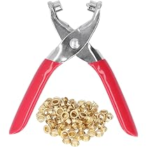 QWORK Ösenzange Set Mit 100 Ösen - Lochzange 5mm  Produktbild-Vorschau 8