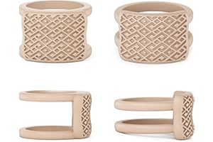 Rinfit Ring Protector for Working Out - Wedding Band and Engagement Ring Cover for Gym - Silicone Ring Guard - Rubber Ring Protector Set of two: 4mm and 9mm