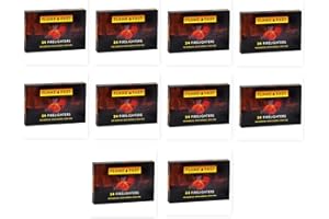 Flamefast Firelighters Starter Blocks, Quick Start, Eco Barbecue, Wood Burner, Open Fire - 10 Packs of 24 (240 firelighters)