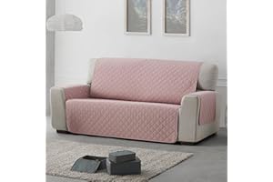 Lanovenanube - Funda sofá Acolchado Mallorca - Práctica - 3 plazas Plus - Color Rosa