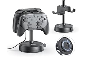 doenci Controller Halter für PS5 PS4 Nintendo Switch Xbox Gaming Controller, Kopfhörer Ständer und Controller Halterung mit Saugnapfbasis, Headset Ständer Tisch für Playstation 5 Game Controller
