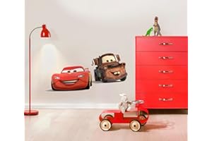 Komar Freestyle 14015h Disney Cars-Adesivi decorativi, motivo "Friends", colore: multicolore, 2 pezzi