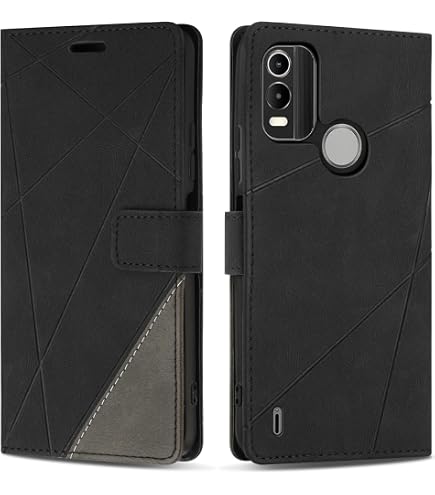 Custodia Flip in Tessuto Oxford e Pelle PU Compatibile con Wiko View 2, Cover Protettiva con Chiusura Magnetica e Tasche per Carte (Rosso rosa