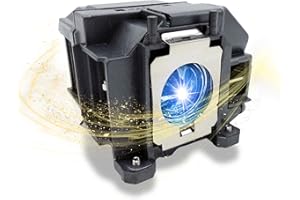 Supermait EP67 A+ Calidad Lámpara Bulbo Bombilla de Repuesto para proyector con Carcasa, Compatible con Elplp67, Adecuada para EB-S02 EB-S11 EB-S12 EB-SXW11 EB-SXW12 EB-W02 EB-W12 EB-X02 EB-X11