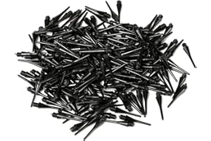 GOIEHIR 200 Pièces Embout Flechette Plastique, Embout de Remplacement Pointe Fléchette, Accessoires de Fléchettes, pour Fléchettes, Souples, Cible électronique