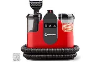 Vacmaster 1150W vattendammsugare klädsel med självrengörande funktion bärbar klädselrengöring 17kPa husdjurshår soffor madrasser mattor bilar dubbel tank