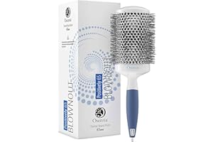 ‎OSENSIA Rundbürste groß- haarbürste rund für Frauen & Männer - Rundhaarbürste für Haarstyling wie im Salon, Rundbürsten Nasses & Trockenes Haar, Keramik-Ionen Haarbürste Damen & Haarbürste Herren (65 mm)