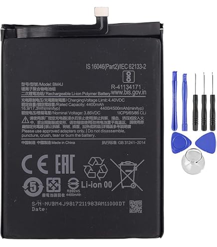 Batterieabdeckung + Linse Mit Rahmen Für Xiaomi Redmi Note 8 Pro – Schwarze Glas-Rückseite, Inkl. Doppelseitigem Klebeband – Ersatzteil