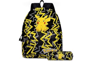 Suyaluoi Sac à dos pour enfant Caricature de jeu avec motif monstre d'elfe 40 x 17 x 30 cm