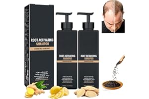 HSYPTI Shampoo 2 Stück, Root Activator Hair Growth Shampoo, Root Activator for Hair Faster Growing, Haarverdichtungs Grau glanz