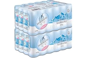 LNEE Eau Naturelle San Benoît Canette | 48 Lait 33 Cl | Plastique Gratuit | Maxi Taille | Produit à Faible Impact Environnemental