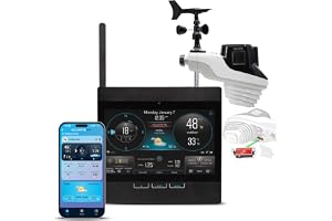 AcuRite Atlas professionell väderstation med HD-skärm direkt till Wi-Fi med strålnings- och temperaturdetektering, luftfuktighet, vindhastighet/regnriktning (01001M)