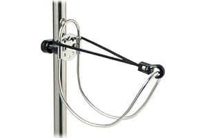 AREA SHOPPING Staffa in Acciaio Inox per Salvagenti Anulari Porta Salvagente Anulare