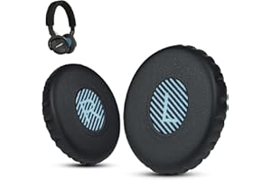 Krone Kalpasmos Cuscinetti auricolari di ricambio professionali Bose On Ear, esclusivamente per Bose Over-Ear 2 (OE2, OE2i). Realizzati in morbida pelle e memory foam Blu Scrim, Nero.