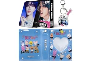 ELIE&EASON Stray-Kids Photocards, 60pcs Stray-Kids HAN Merch Photocards, Stray-Kids Keychain Stray-Kids Merch Skz Merch Photocard Holder Kpop Stray-Kids HAN Lomo Cards And 32pcs Stickers Stray-Kids Gifts