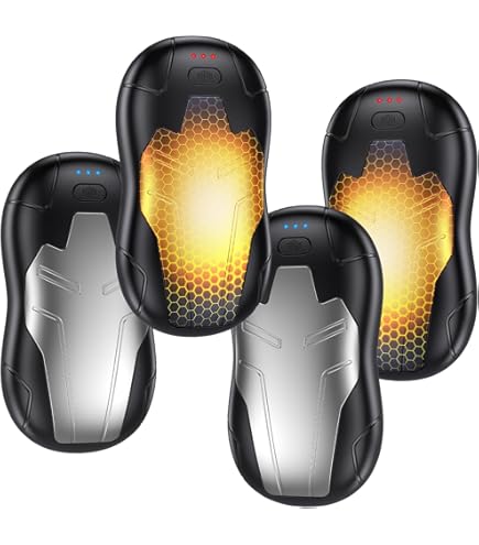 Chauffe-mains Rechargeable Portable USB Numérique à Chauffage Rapide Chauffe -mains électrique Pour L'hiver Noir - Electroménager