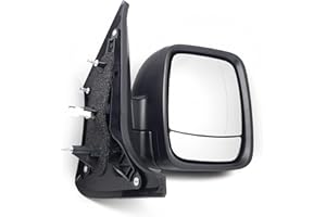 BSSTORE Rétroviseur extérieur noir pour VIVARO B, TRAFIC III de 2014 | NV300, TALENTO de 2016 avec réglage électrique (droite - côté passager), 95517318