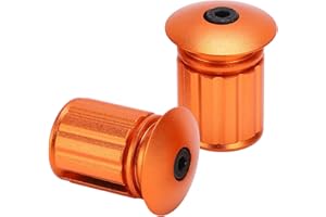 SPYMINNPOO Bike Handlebar Plug Handlebar Caps Aluminum Handlebar End Caps for Most Road Mountain Bike MTB Fixie