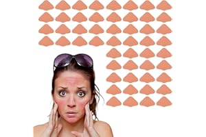 GMXJGZ Nasenschutz Sonne Nasenschutz Sonnenschutz Nase Uv Nasenschutzpflaster FüR Den AußEnbereich FüR MäNner Und Frauen. Uv-Schutz-Nasenpflaster(48 StüCk)
