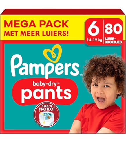 Pampers Baby Dry Pants XXL Pack Luierbroekjes Maat 8 19 KG 68 Stuks