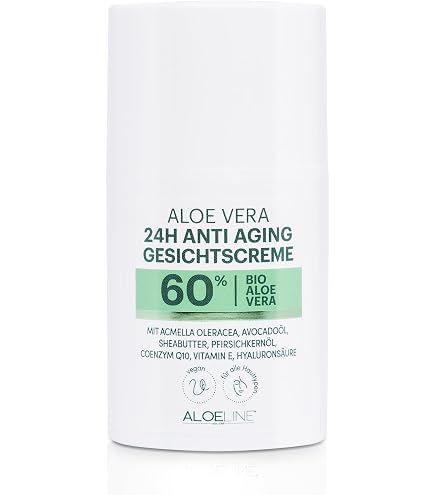 Royal Aloe Vera 24h Face Cream Day/Night Cream with 60% Organic Aloe Vera  (1) : Amazon.de: Beauty