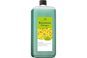 Konfitee Bananen Dünger Flora Boost 1000ml I Für bis zu 200L Gießwasser I Obstbaum Dünger für Bananenpflanze I Flüssiger Blatt- & Wurzeldünger I 100% natürlicher Pflanzendünger