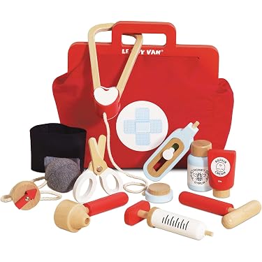 HTI Bluey's Medic Case | Comprend plus de 10 accessoires avec étui de transport | Kit médical d'urgence pour enfants | Jouets éducatifs pour jeux de rôle | 3 HTI Bluey's Medic Case | Comprend plus de 10 accessoires avec étui de transport | Kit médical d'urgence pour enfants | Jouets éducatifs pour jeux de rôle | 3