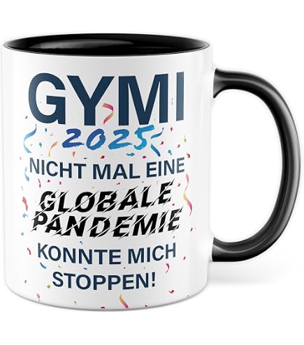 Kilala Abitur 2025 Tasse Mit Wunschname – Personalisierbar, 300 Ml Keramik, Spruch 'Mit Abstand Die Besten'
