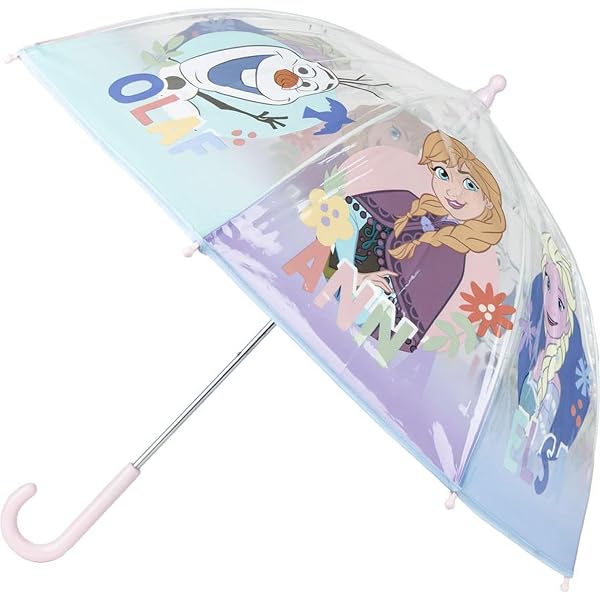Parapluie Enfant La Reine Des Neiges - 73 Cm, Léger, Anti-pincement - Pour Filles 3 Ans Et Plus, Cadeau Pluie/vacances