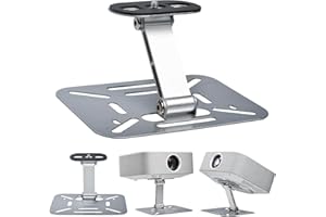 EROSHOO Projektor Halterung,Mini Beamer Ständer,Multifunktionaler Beamer Halterung,für Projektor Wall Ceiling Mount,360°Drehbar,für Beamer mit 1/4 Zoll Schraubschnittstelle Projektorhalter