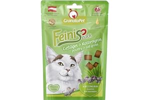 GranataPet FeiniSnack - Snack per gatti e pollame senza cereali e zuccheri, premio per zampe di velluto, 6 x 50 g
