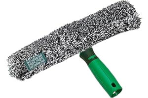 Unger ErgoTec Power myjka (szerokość 45 cm, poszewka z mikrofibry 100% poliester, 2-komponentowy uchwyt, poszewka z zapięciem na rzepy, do okien bez smug) BC450 czarna