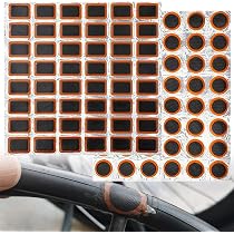 ZoeTekway 96 Stück fahrrad flickzeug, fahrrad reparaturset, fahrradflickenzeug, Gummi Reparatur, für Reifen Fahrrad Schlauch, Fahrradreifen reparaturset (Kein Gummikleber) Sport & Freizeit