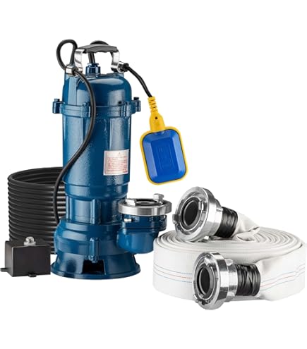 Magnum 4500 Fecal Pump, Submersible Pump, Dirty Water Pump, 1500 W, 1.5 KW, 30000 l/h