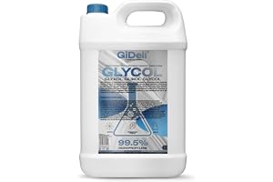 GiDeli Propylenglykol 99,5 % 5 l – monopropylenglykol 1,2 propandiol färglös och klar – propylenglykol kan blandas med vatten