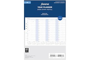 Filofax Planer A5 English HORIZONTAL YEAR 2026