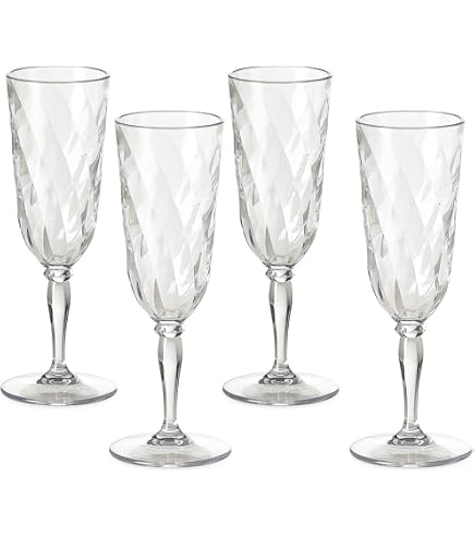 17 Cl - RCR Cristalleria Italiana Fusion Glass Flute - Set 6 Pieces - 13