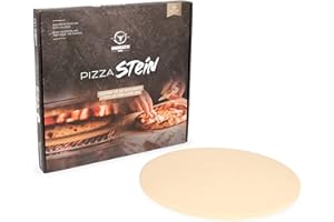 MOESTA BBQ EST. 2012 Moesta-BBQ Piedra para hornear pizzas, no. 1, redonda, 36,5 o 41 cm de diámetro -, 36,5 cm