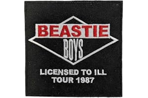 ROCK OFF OFFICIALLY LICENSED PRODUCTS The Beastie Boys Licensed to Ill Tour 1987 - Parche tejido, talla única