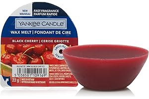 Yankee Candle Wax Melts | Black Cherry | Up to 8 Hours of Fragrance | 1 Count
