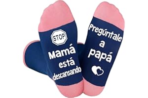 BOYATONG Regalos para Madres, Calcetines Divertidos Mujer Algodón Antideslizantes 39-42, Regalos Originales Día de la Madre Navidad Día de Reyes Cumpleaños San Valentín Amigo Invisible