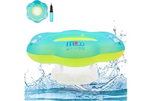 MIIDD Neonato Piscina Bambini,Anello di Nuoto Giubbotto Bambino Galleggiante,Safety Regolabile Doppio Serbatoio Gonfiabile Bambino Float dell'anello di Nuoto per Bambini